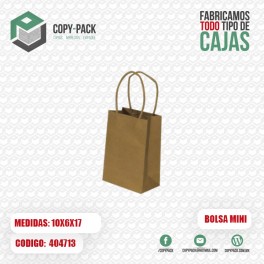 BOLSA MINI KRAF NATURAL