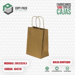 BOLSA BOUTIQUE KRAF NATURAL