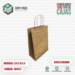 BOLSA GRANDE KRAF NATURAL