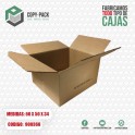 CAJA DE SALDO DOBLE CORRUGADO  60 X 50 X 34 CMS